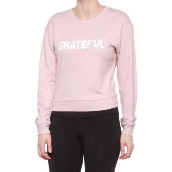 Spiritual Gangster savasana pink crew pullover - Picture 1 of 4
